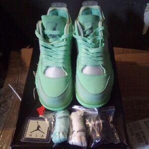 Jordan Green High-Top Sneakers Retro Style